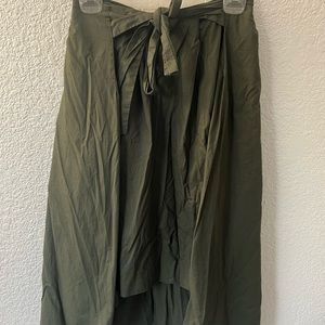 Dark green skirt